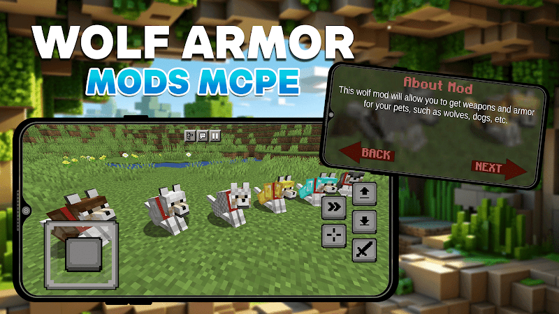 Wolf Armor Mod for Minecraft screenshot 3