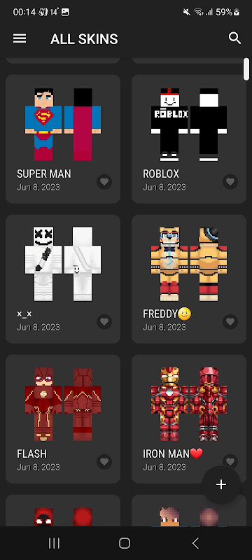 HD Skins for Minecraft 128×128 screenshot 2
