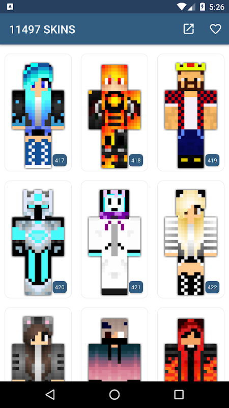 Skins for Minecraft screenshot