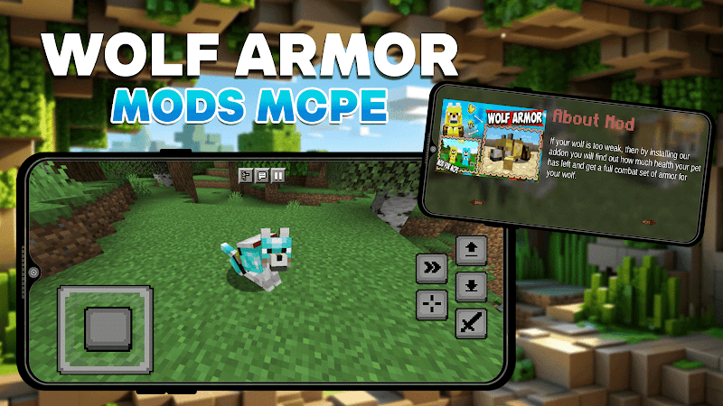 Wolf Armor Mod for Minecraft screenshot 2