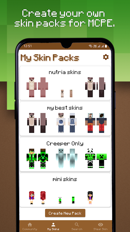 Skin Pack Maker for Minecraft screenshot
